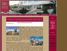 Tablet Screenshot of hotel-start.cz